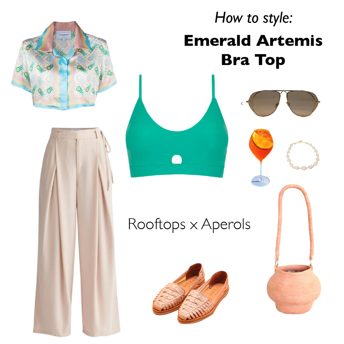 How to Style: Emerald Artemis Sports Bra