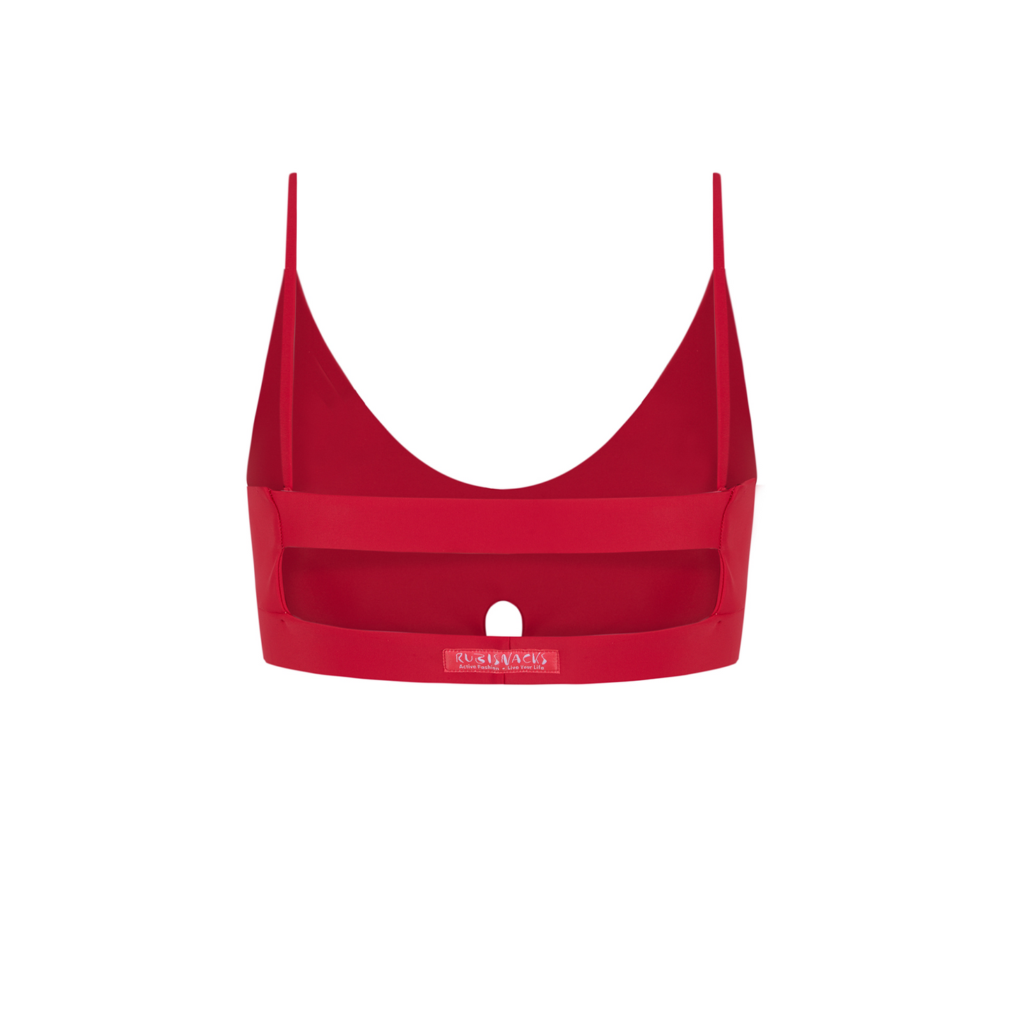 CORAL PINK ARTEMIS SPORTS BRA IN ECONYL®