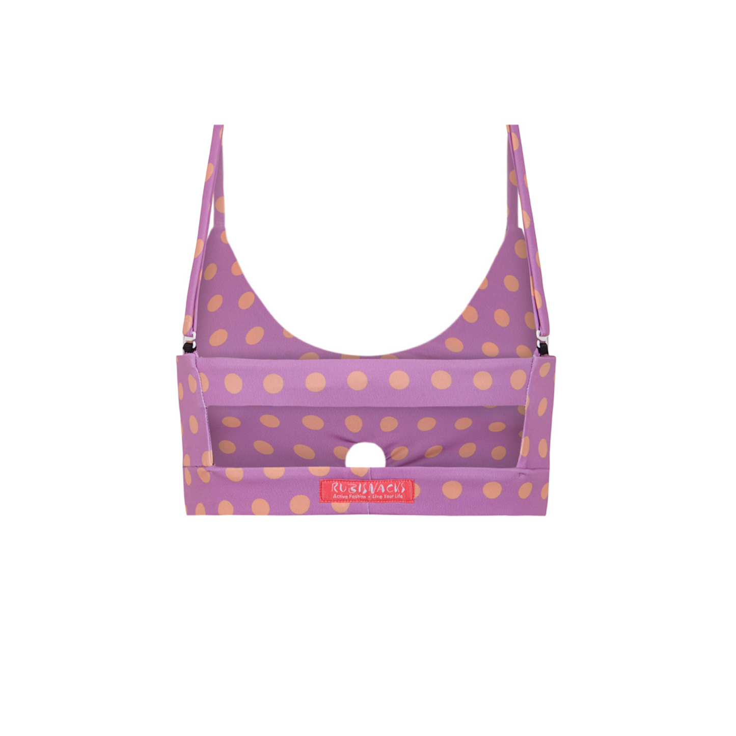 SEVILLA PINK LILAC POLKA DOT ARTEMIS SPORTS BRA