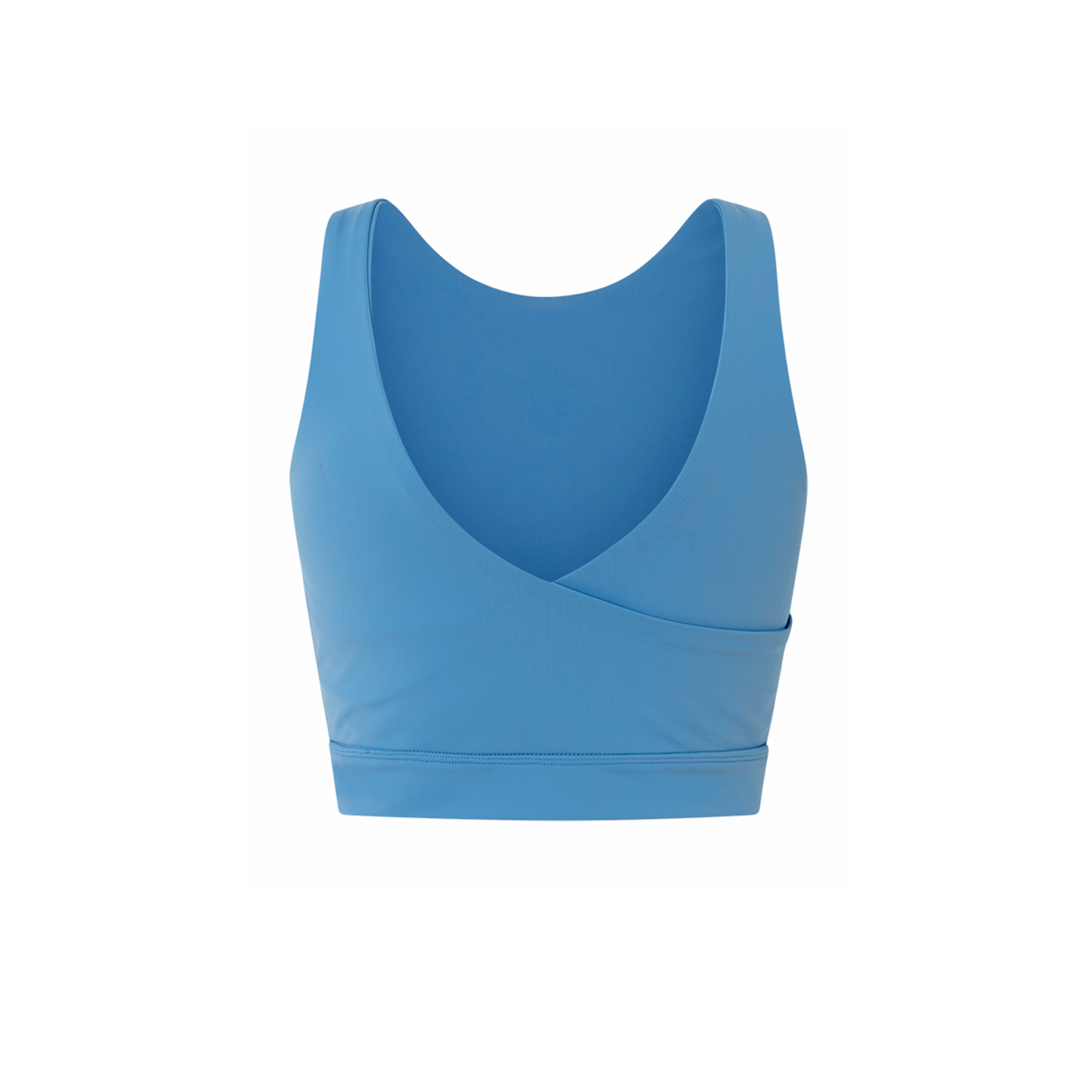 Sapphire Blue Minerva Reversible Crop Top in ECONYL®