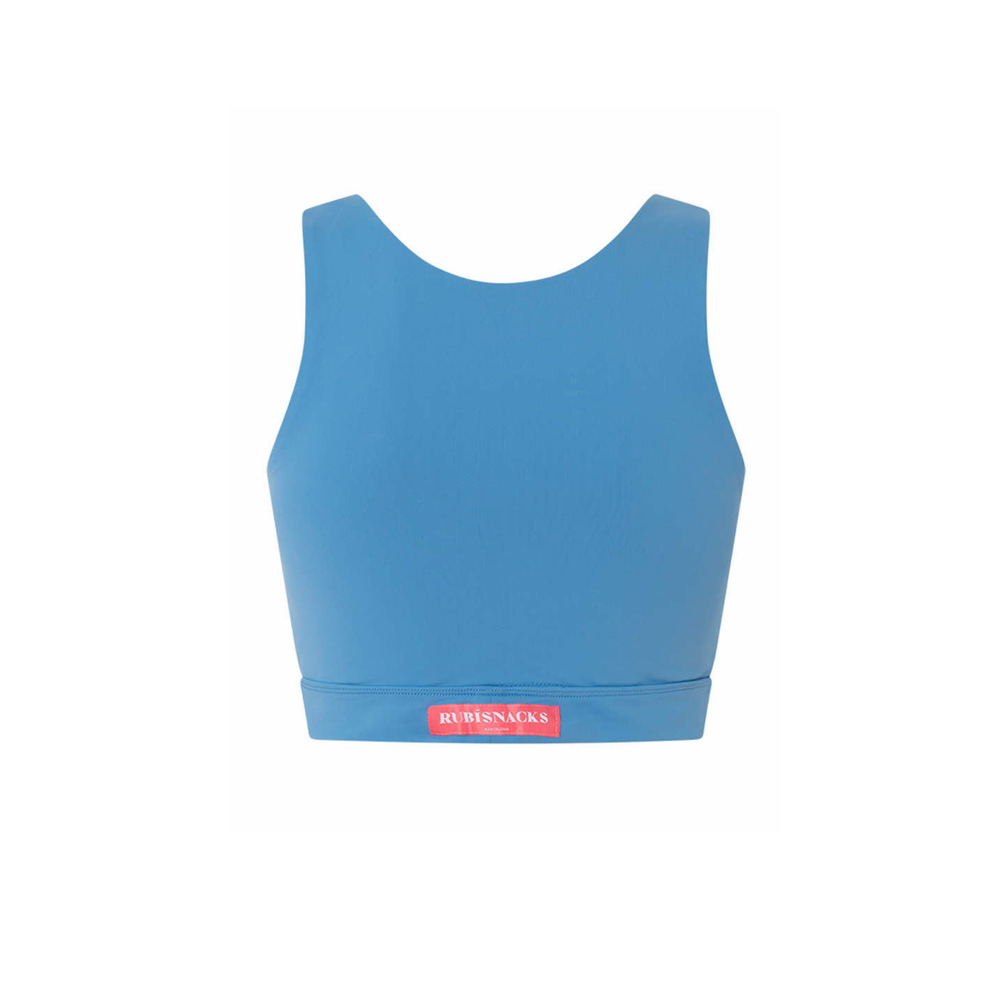 Sapphire Blue Minerva Reversible Crop Top in ECONYL®